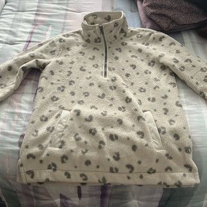 Abercrombie & Fitch Sherpa Quarter Zip